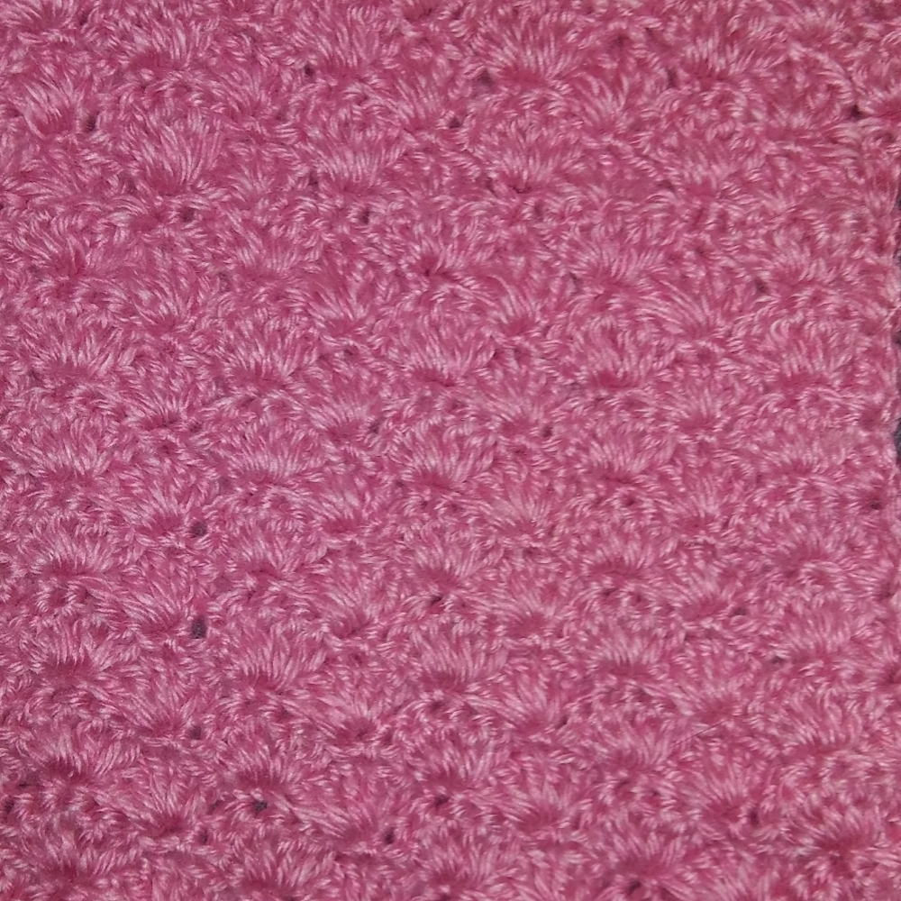 Pink Shell Scarf